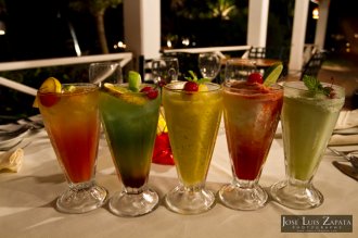 Delicious cocktails are served throughout San Pedro town