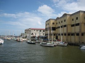 Belize City Channel clos to Swing Bridge