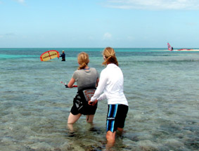 Belize kiteboard trainer kite