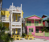 colorful buildings caye caulker belize