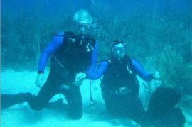 Underwater fun in Belize