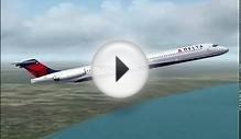 Delta arrives Belize International airport (FS2004)