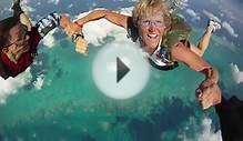 Skydiving into the Blue Hole, Belize