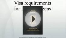 Visa requirements for Indian citizens